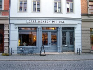 Das Cafe "Wünsch Dir Was" in Weimar