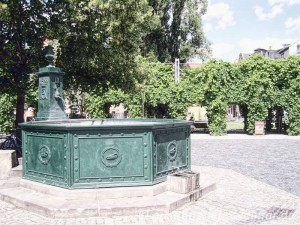 Der Goethebrunnen am Frauenplan