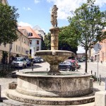 Der Löwenbrunnen in Weimar