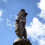 Der Löwe auf dem Löwenbrunnen ist das Wappentier des Hauses Weimar-Sachsen-Eisenach