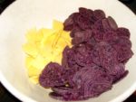 Violetta mit heller Kartoffel als Mix für ein Gratin